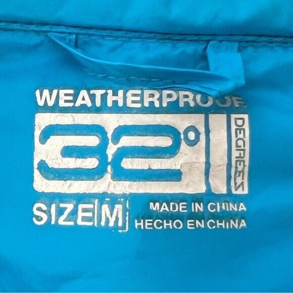 32 Degrees Down Puffer Jacket Microfiber Sides Wa… - image 2
